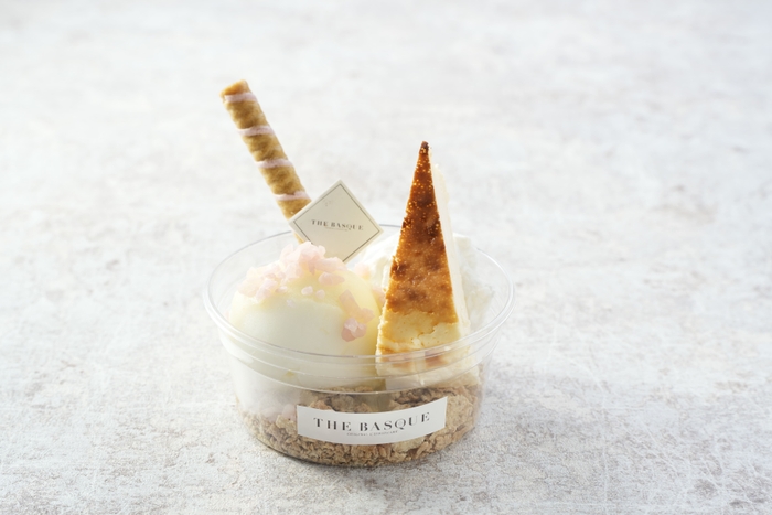 すだちソルベ × 瀬戸内レモンバスク × レモンピューレ&パチパチ(ポップキャンディ)