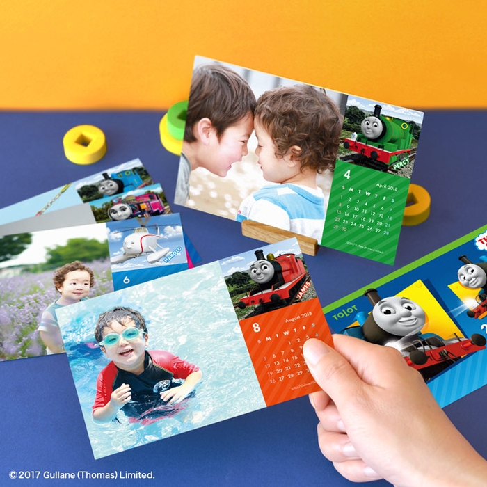 『きかんしゃトーマス』卓上カレンダー2018第二弾!テレビでお馴染みの色鮮やかなアニメバージョンが登場