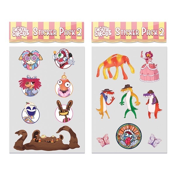 <アメイジングデジタルサーカス ステッカー(2枚入り)vol.2 商品画像>
