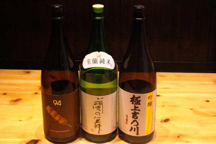 豊富な日本酒もご用意