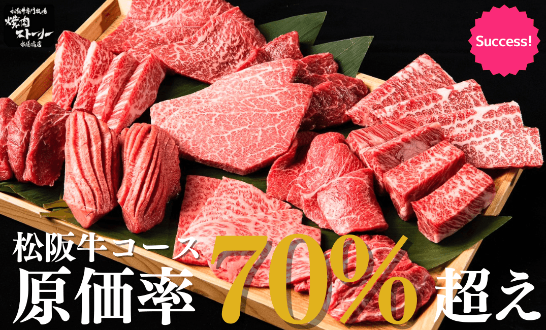 原価率70%超え