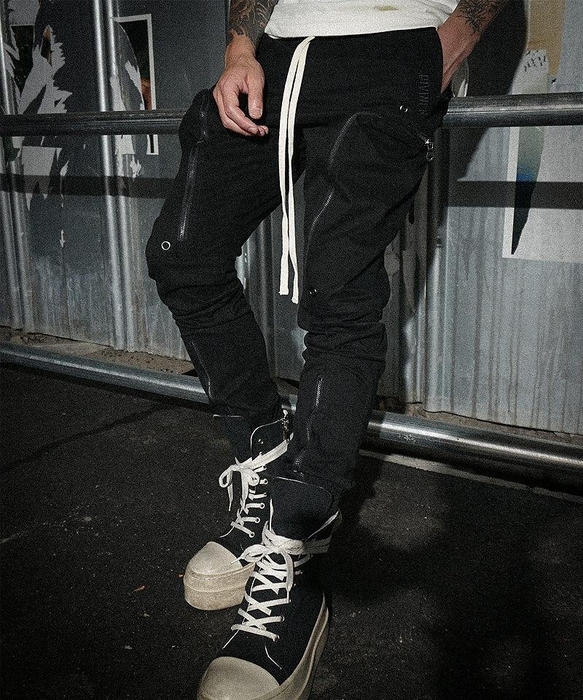 Militarily Zip Cargo Pants