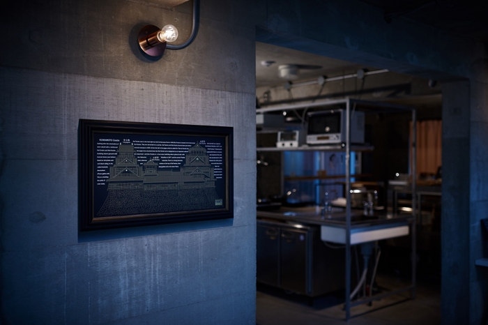 熊本城 基板アート 額装入り絵画 イメージ