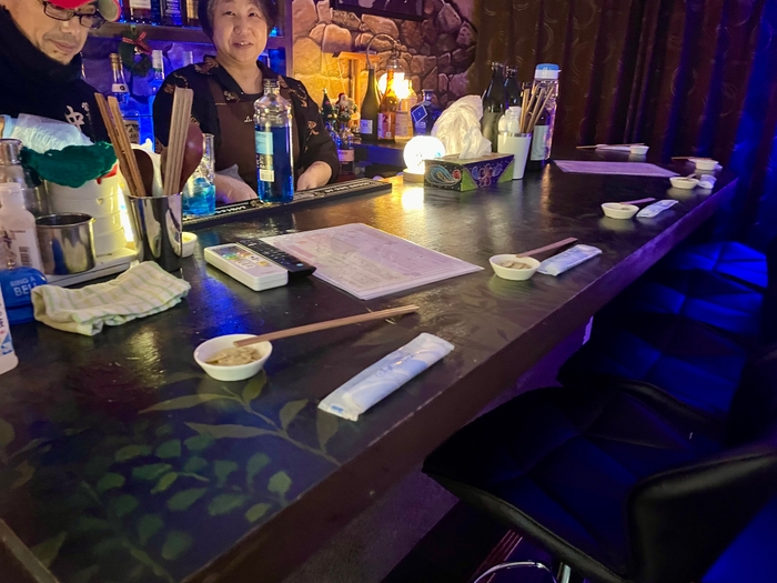 店内カウンター