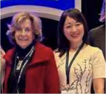WCI会長マージョリー氏と一般財団法人ウィングストン・ジャパン財団代表の石尾 ミミ氏
