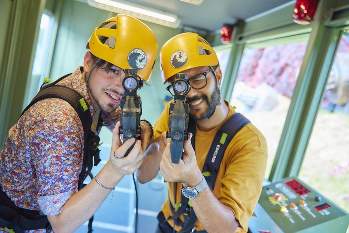 ▲ゴジラ細胞殲滅シューティングにもチャレンジ!