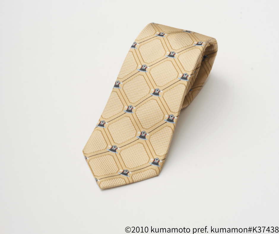 チェック柄のくまモン