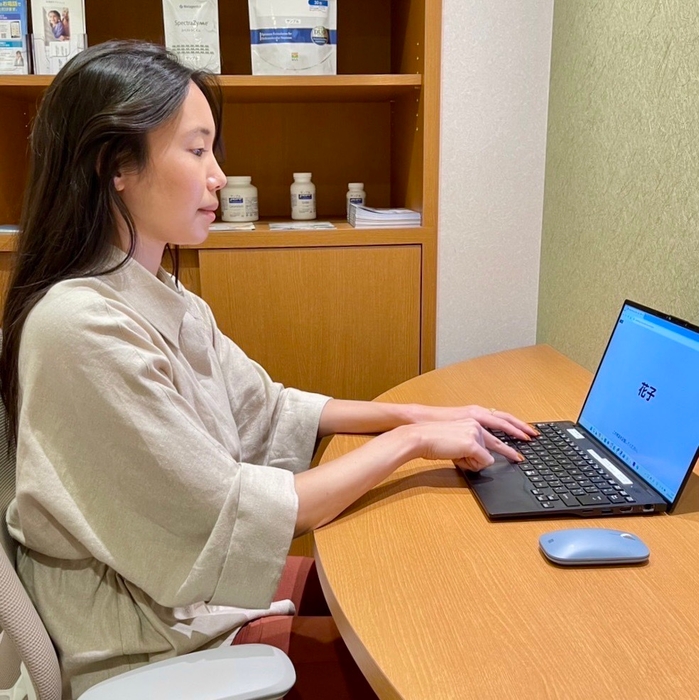 精密認知機能検査の測定風景