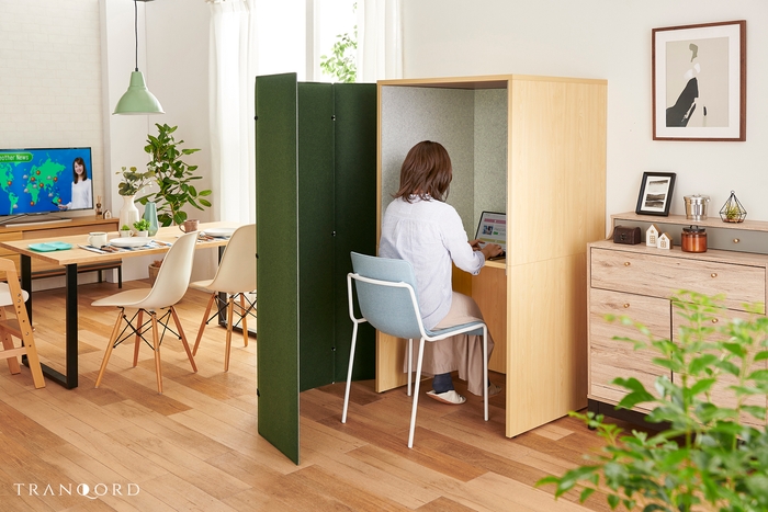 吸音パーテーション、BOXデスク