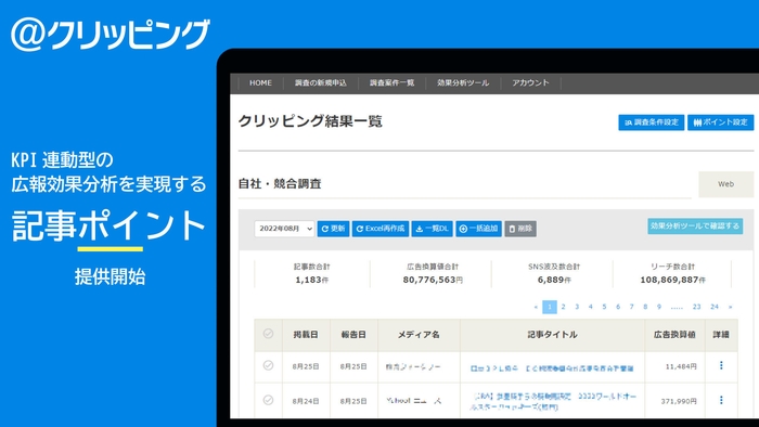 『記事ポイント』機能の提供を開始
