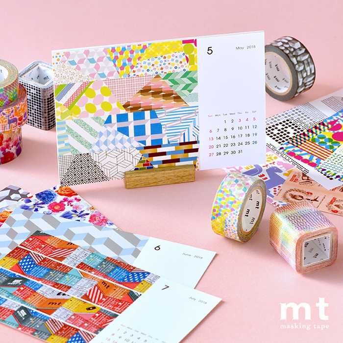 マスキングテープ好き必見!「欲しい」を商品化 『mt博2017限定テープ柄TOLOT卓上カレンダー』を販売開始