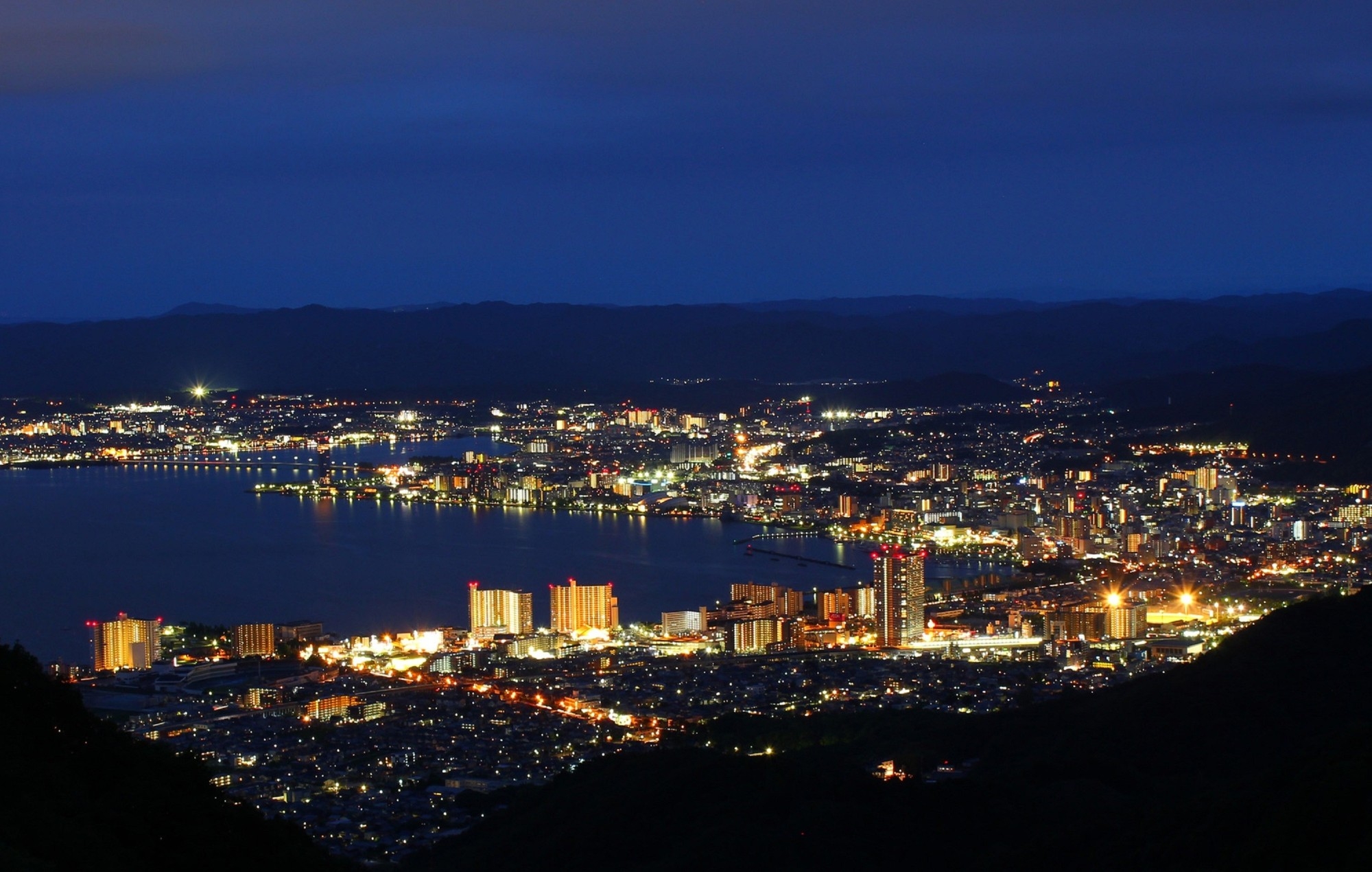 (③びわ湖夜景写真)