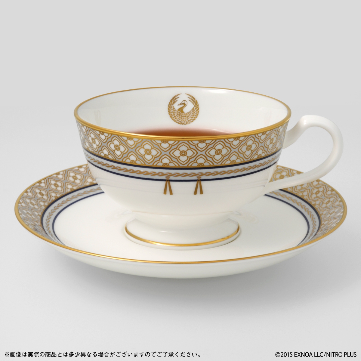 刀剣乱舞ONLINE×Noritake ティーカップ&ソーサーセット 鶴丸国永(イメージ)