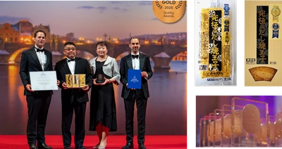 玉子焼一筋50年の節目年 『究極のだし焼玉子』プラハで優秀品質金賞と DIAMOND TROPHYを同時受賞！