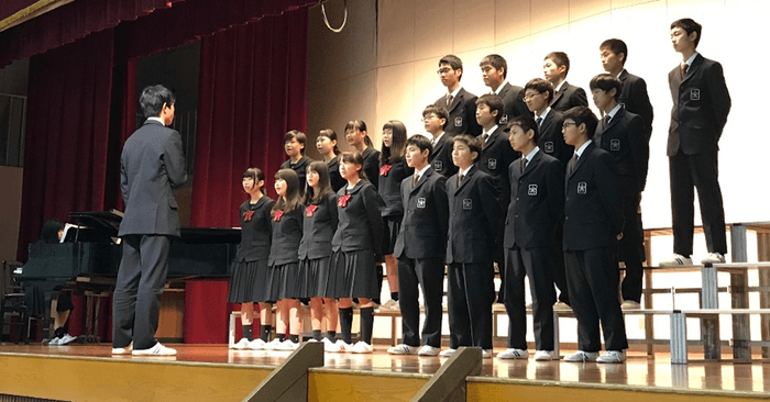 昨年の合唱コンクールの様子