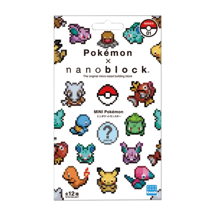 nanoblock(R)ミニポケモンシリーズ01 パッケージ