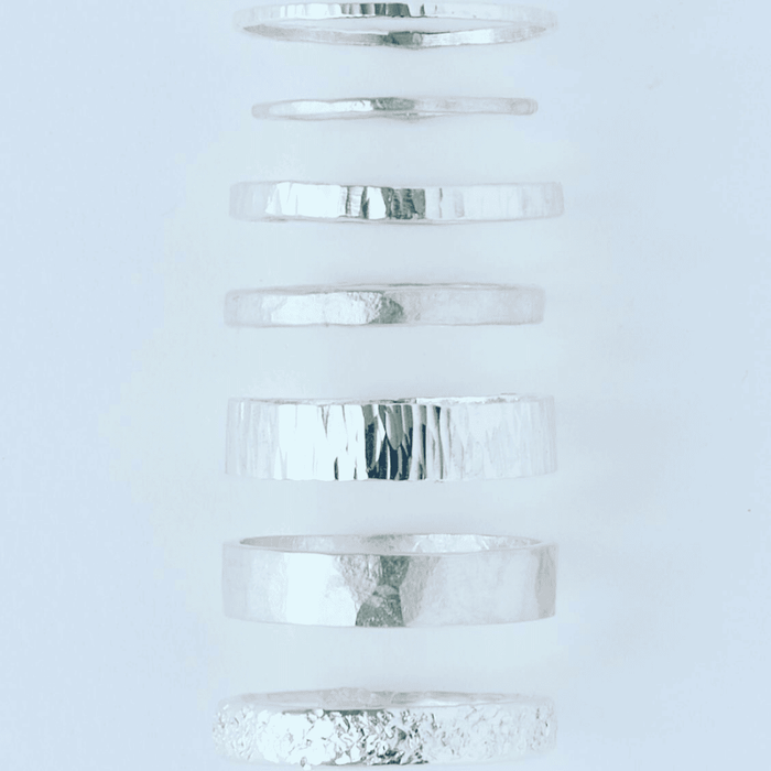 銀のつちめ模様リング講座 by 佐藤装身具