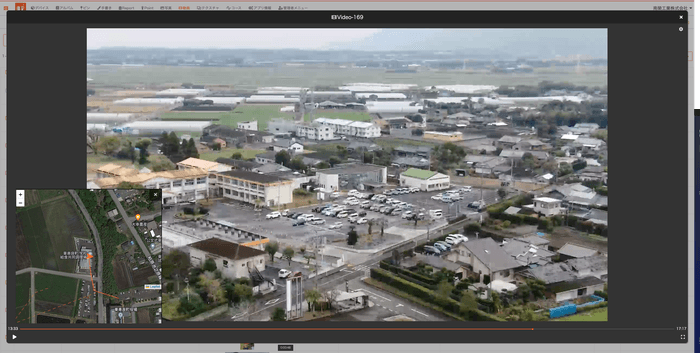 ※遠隔情報共有システム「HecーEye(ヘックアイ)」からの東串良町の映像