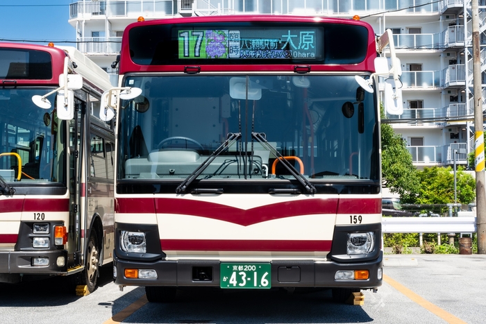 ▲大原あじさいバス(イメージ)