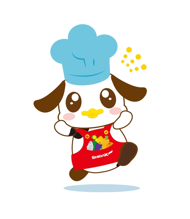 (焼き菓子に焼き印が付く)シダックスグループ公式食育キャラクター・モグちゃん