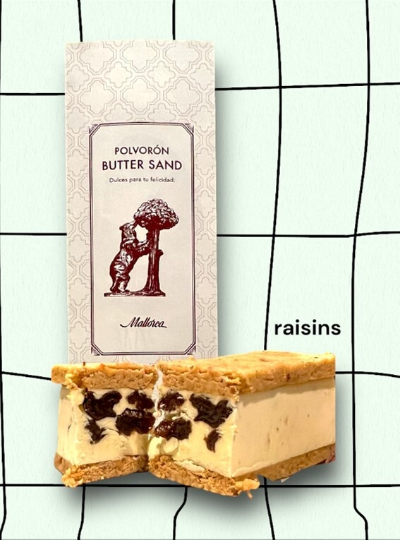 ポルボロンバターサンド オーガニックラムレーズン