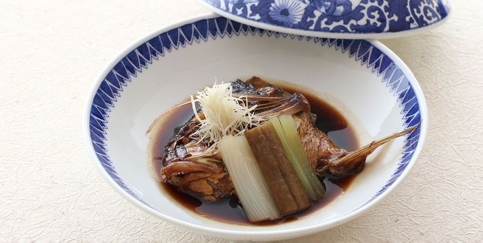 蓋物:鳴門鯛兜煮