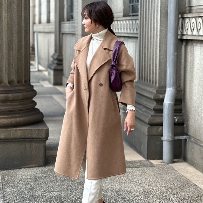 yoko×bell la bell コラボ企画ハーフムーンバッグ グレープ