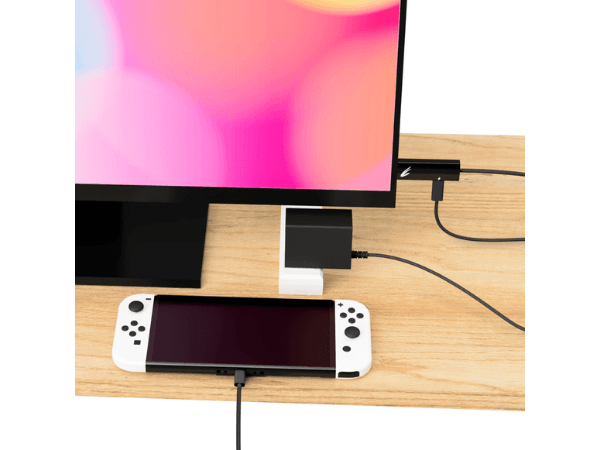 『CYBER・ドック機能付きHDMI変換ケーブル(SWITCH用)』使用イメージ