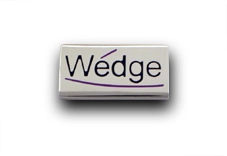 PINS FACTORY（ピンズファクトリー）ウェッジ株式会社様の社章を製作いたしました			★設立10周年、事業の節目を記念して！