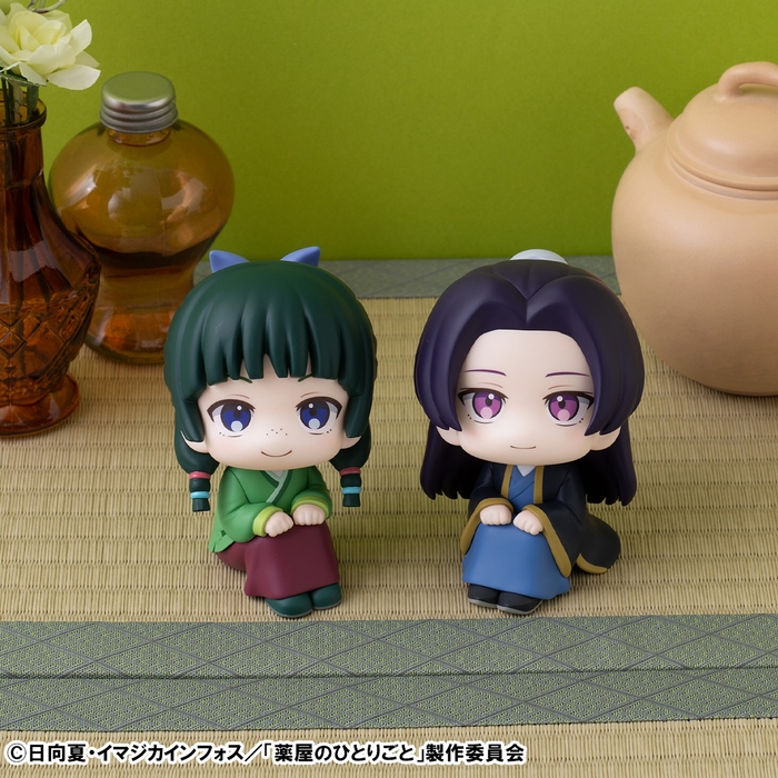 るかっぷ 薬屋のひとりごと 猫猫&壬氏セット【限定座布団付き】(使用イメージ)