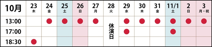 タイムスケジュール