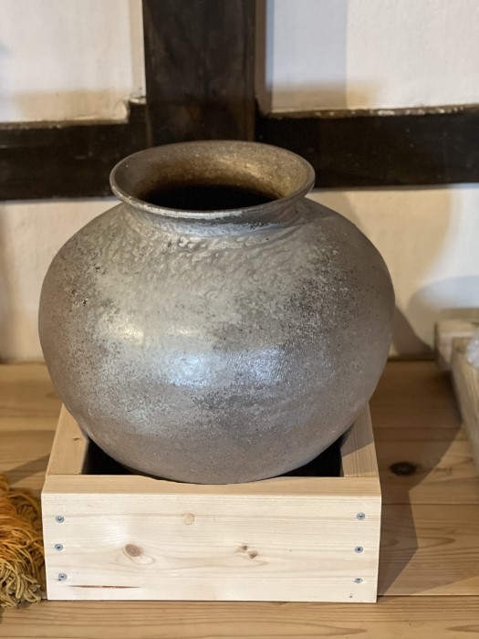 試験醸造に用いた復元須恵器