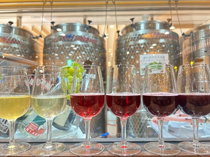 自社醸造ワインフリーフロー(飲み放題)付(60分間:1,800円相当)