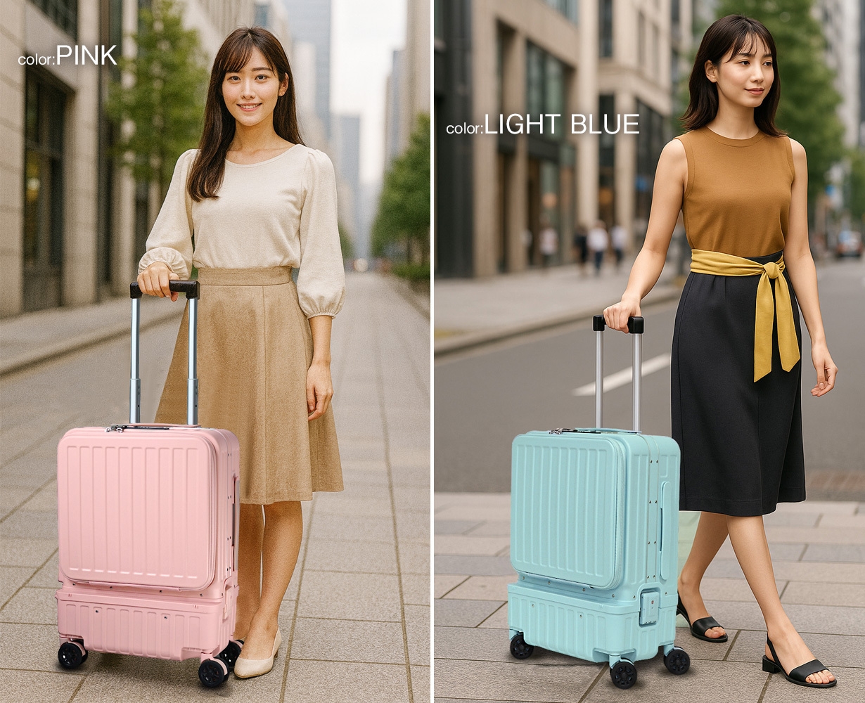 爽やかな可愛らしさを演出