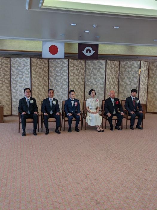 表彰式の様子