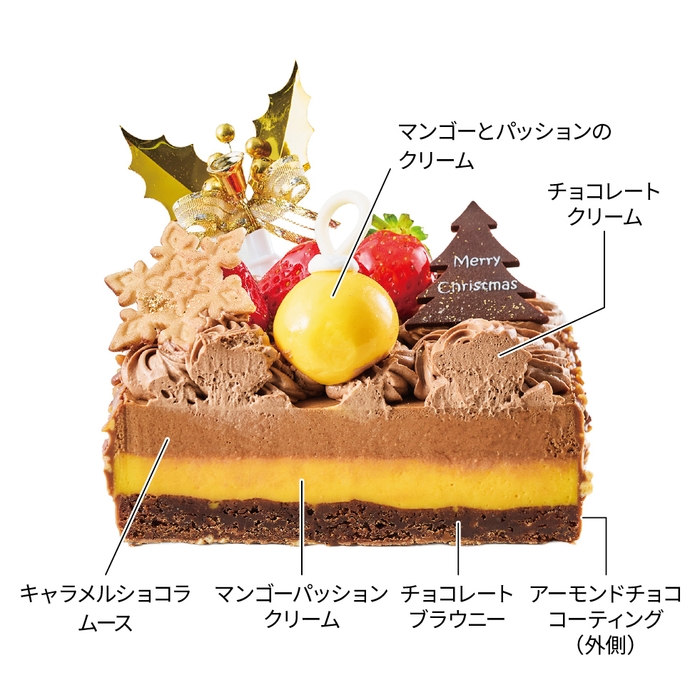 トリプルショコラクリスマス(断面)