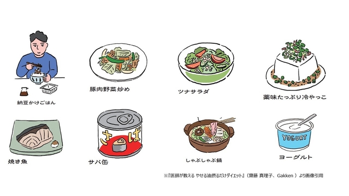 「やせる油」をかけて食べたいおすすめの食材＆おかず