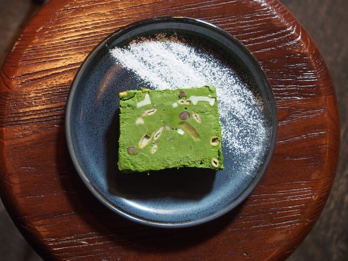 見た目も鮮やか、和風カッサータはひんやりとやさしい甘さ