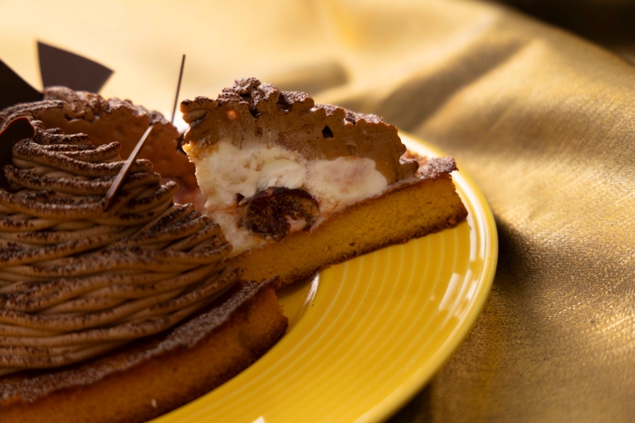 トナカイからの贈り物～モンブランフォレノワール（断面）