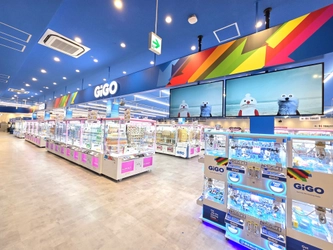 「獲れる！体験を、多くの人に」をコンセプトに、クレーンゲームコーナーを一新。 キッズマーケットも導入した、3世代で楽しめる「GiGOイオン仙台中山」