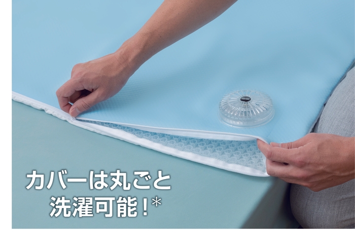 丸ごと洗えるカバー