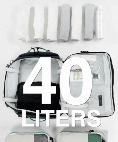 大容量40Lの収納性