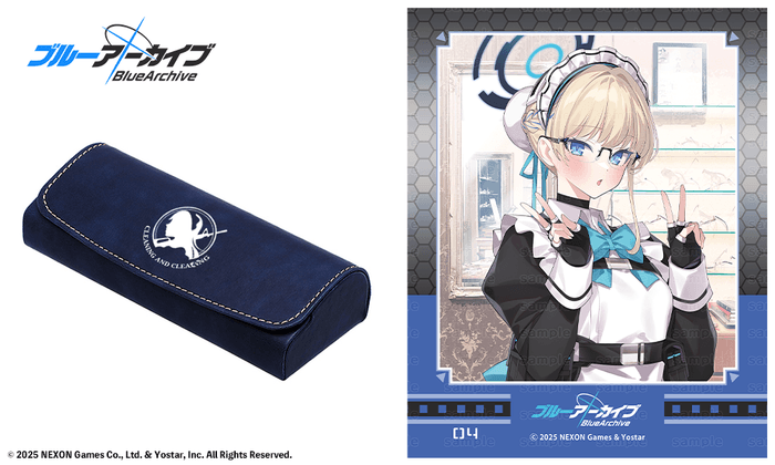 飛鳥馬トキモデル 眼鏡拭き&ケース