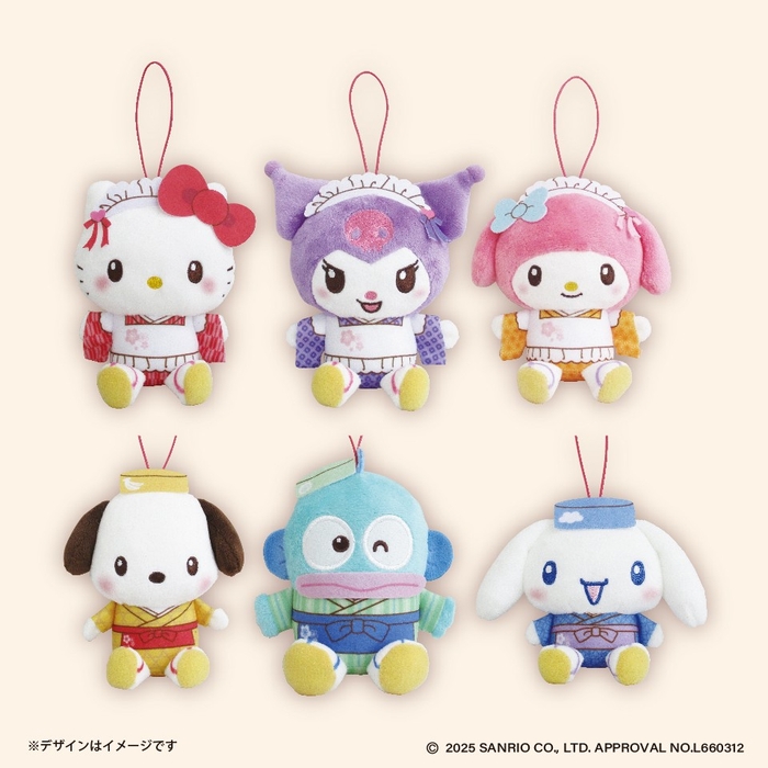 ▲サンリオキャラクターズ　和菓子ティータイム　キャラマスコット　～ＧｉＧＯ限定～