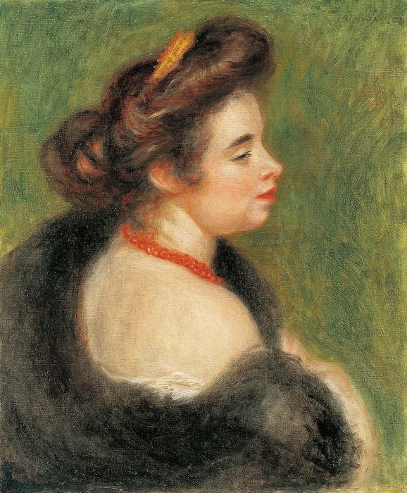 ピエール=オーギュスト・ルノワール 《モーリス・ドニ夫人》1904年