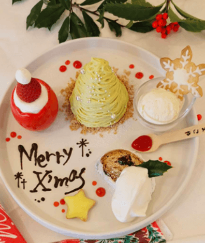 TAMAGOYA ベーカリーカフェスイーツプレート ~クリスマスver~