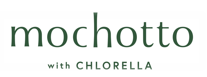 mochotto with CHLORELLA ロゴ