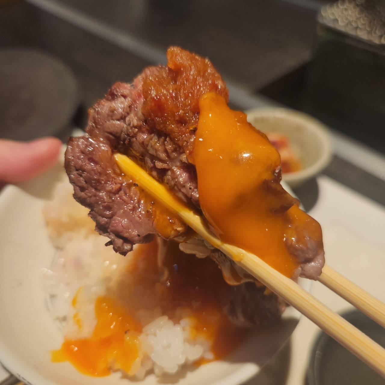 濃厚なまんげつ卵とも合います