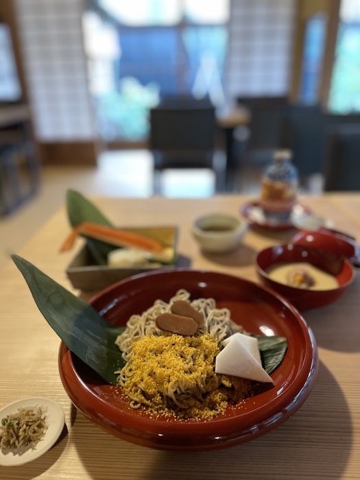 からすみ蕎麦のショートコース<お正月特別メニュー>