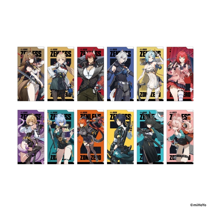 ▲第2弾：1/17(土)～2/1(日) ゼンレスゾーンゼロ オリジナルチケットファイル(全12種)
